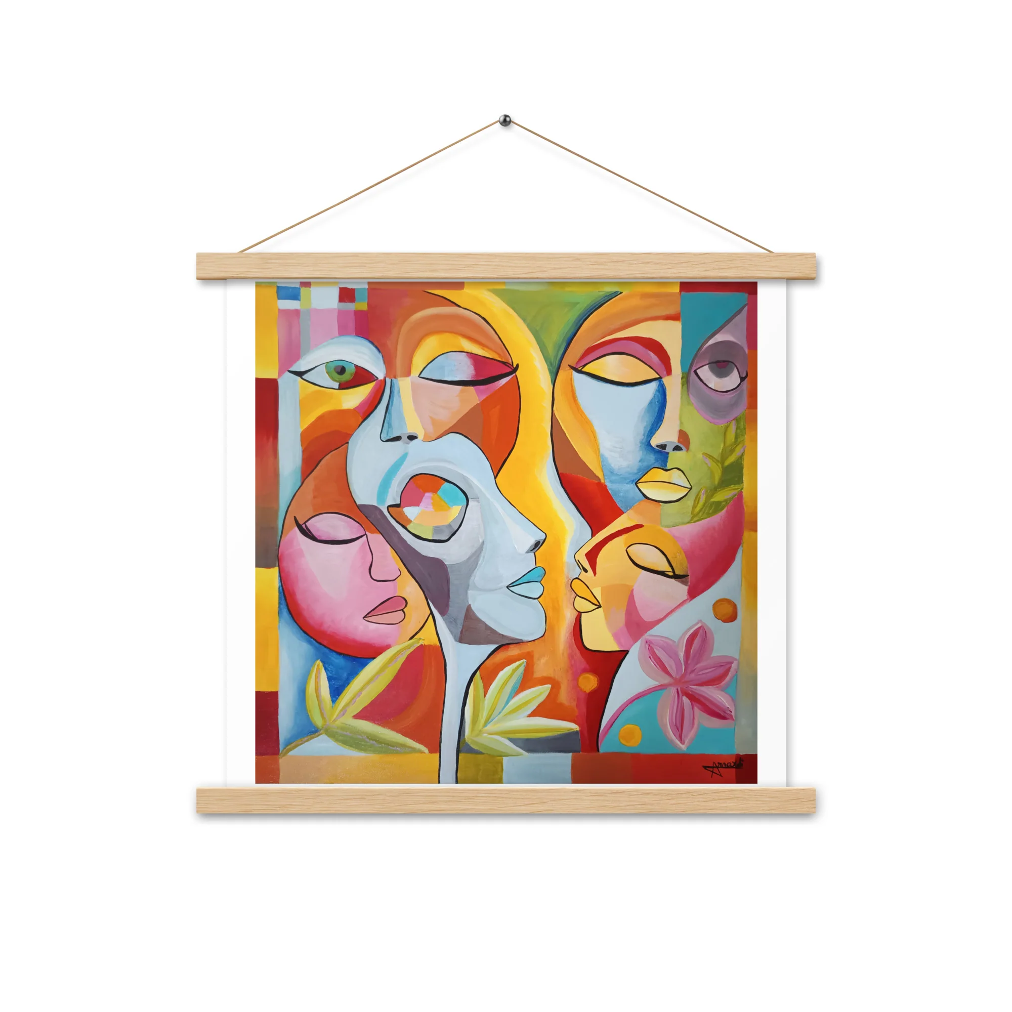 enhanced matte paper poster with hanger in oak 18x18 front 6a90bde7d11b7